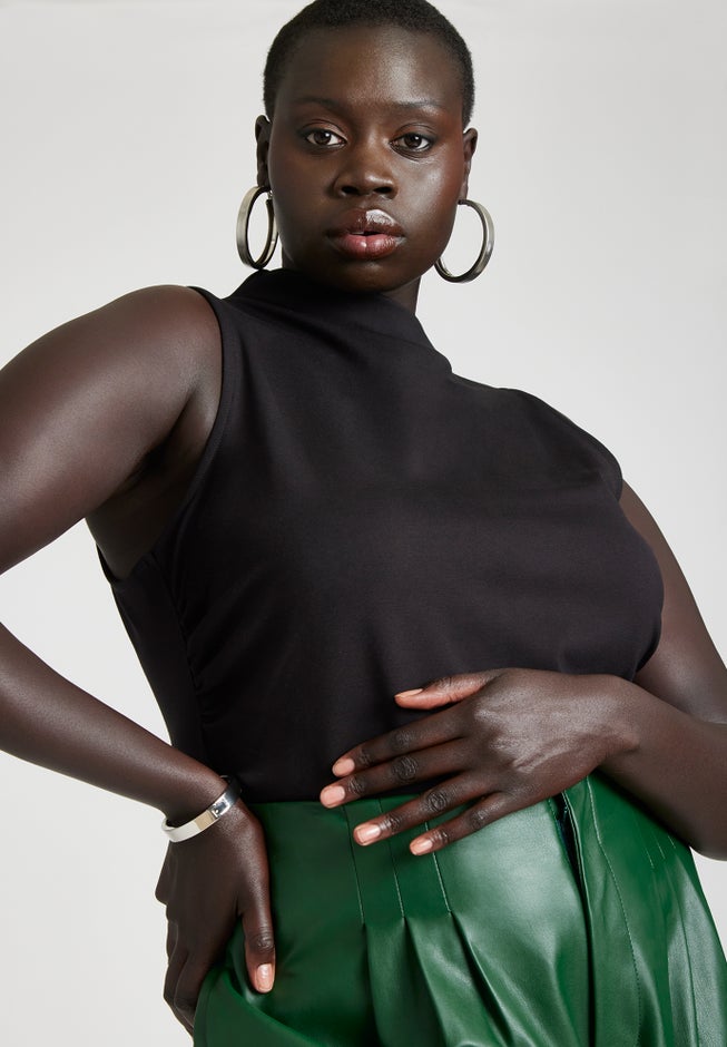 Asymmetric Neckline Top image number null