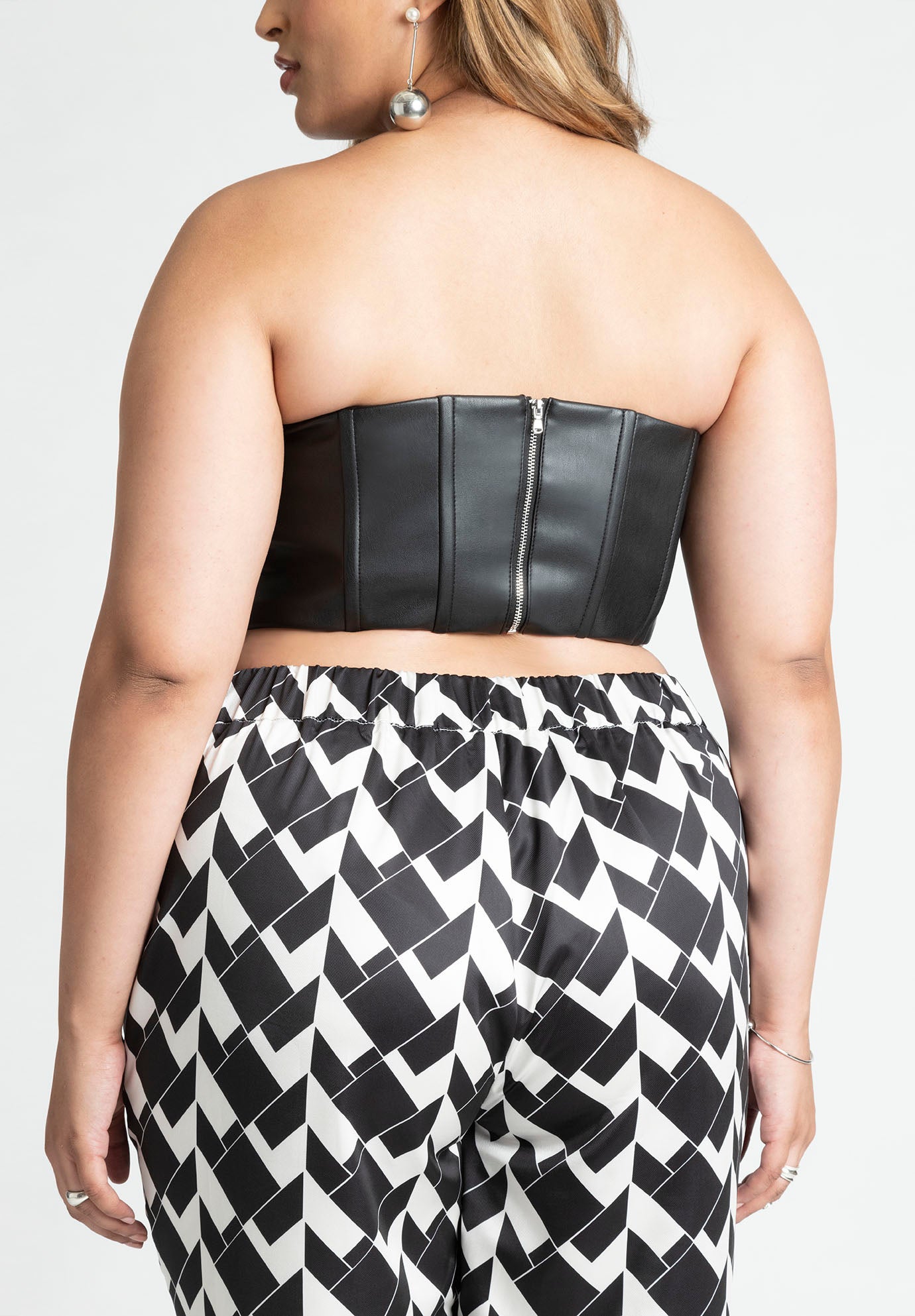 Faux Leather Corset image number 2