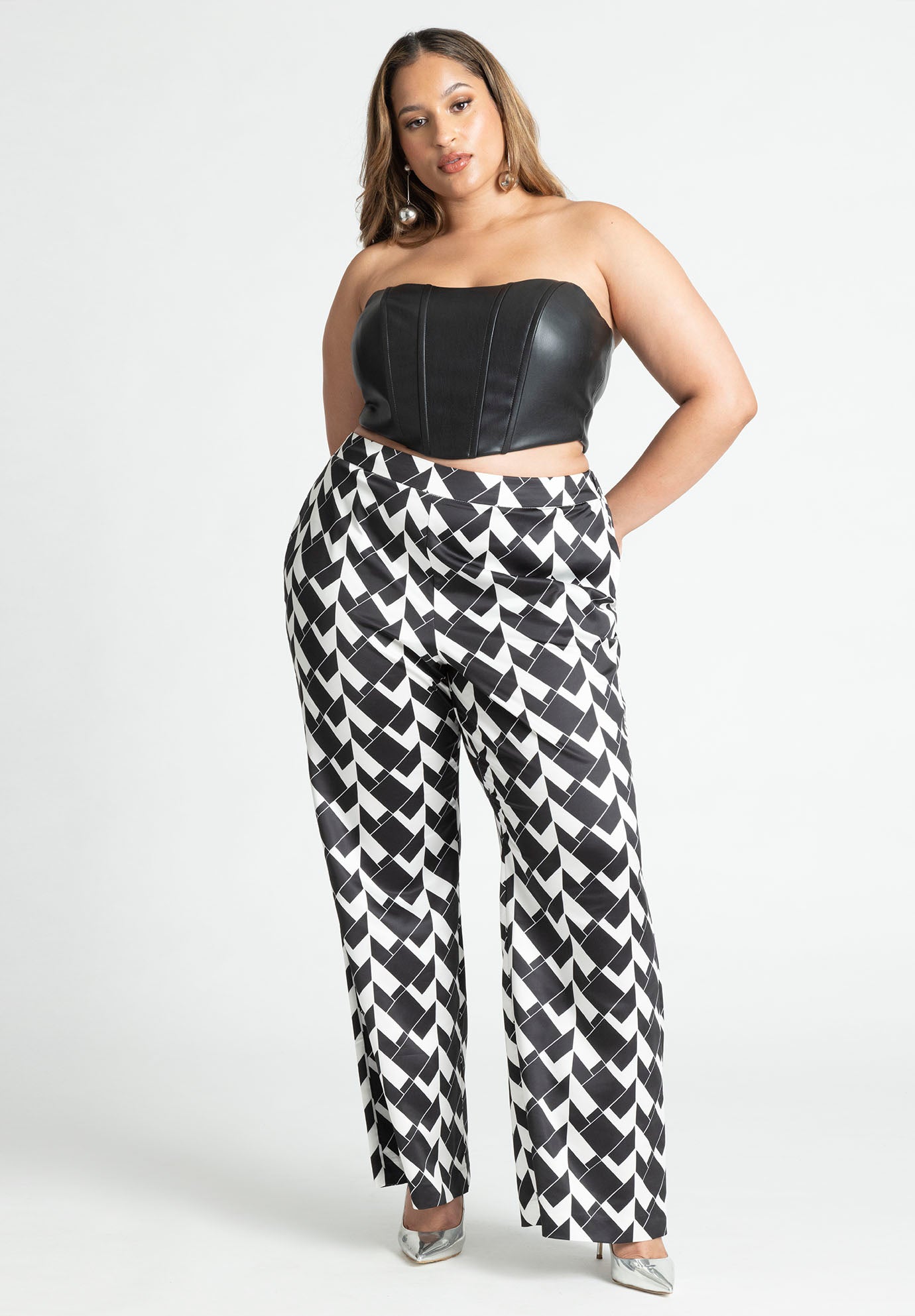 Faux Leather Corset image number 4