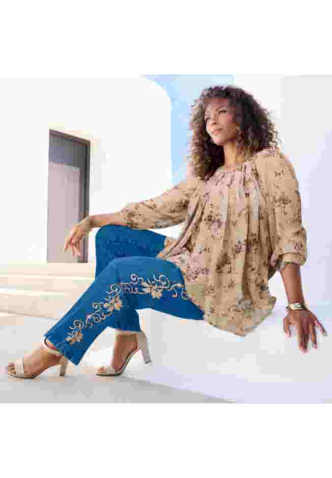 Plus Size Whitney Jean with Invisible Stretch® image number 5