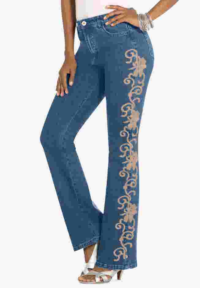 Plus Size Whitney Jean with Invisible Stretch® image number 0