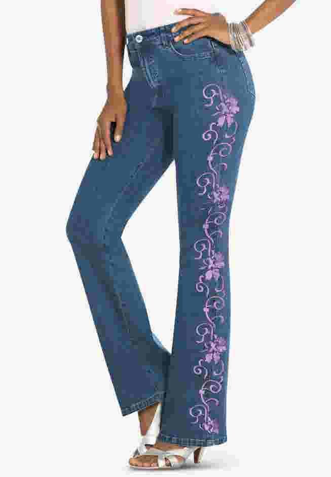 Plus Size Whitney Jean with Invisible Stretch® image number 0