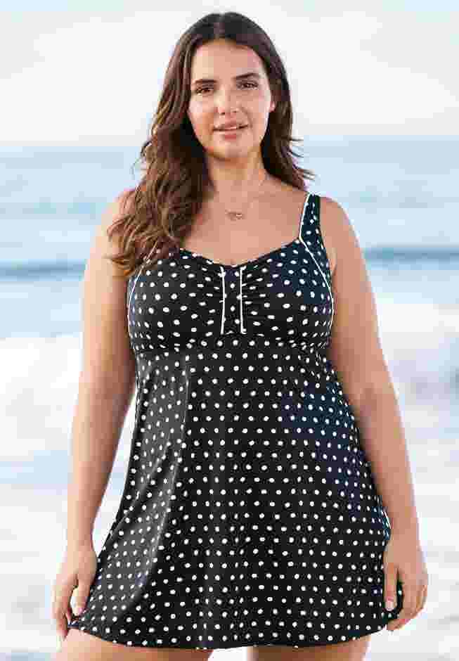 Retro Swim Dress image number 4