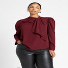 Drape Front Blouse image number 0