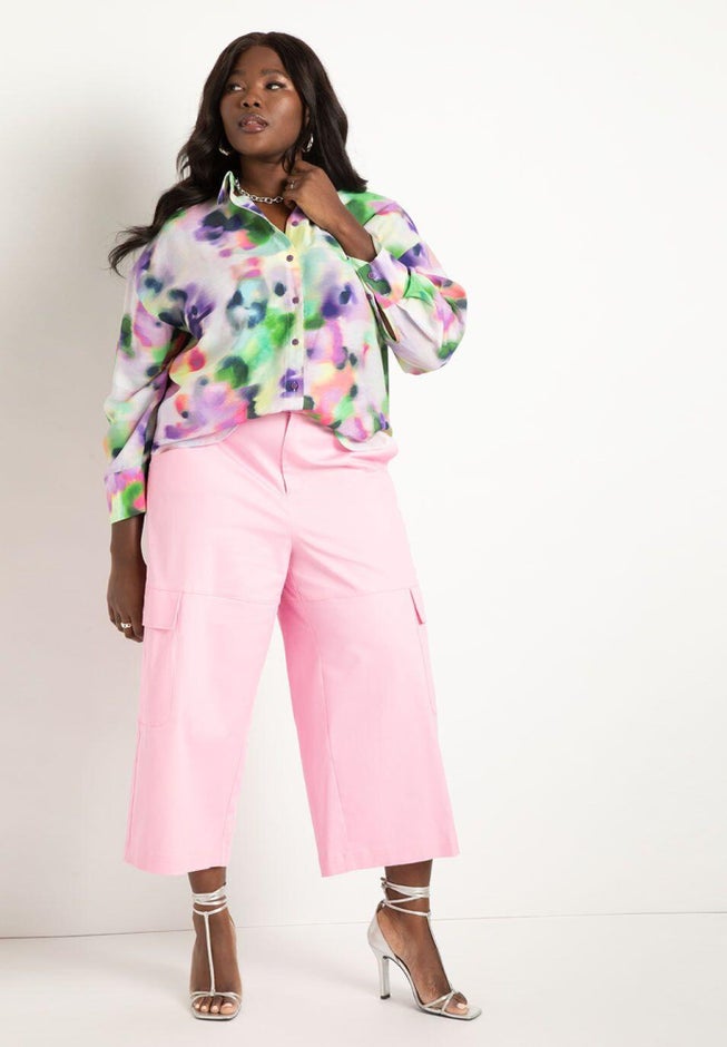 Organdy Printed Button Down image number 2