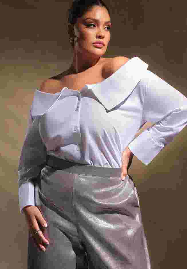Off The Shoulder Poplin Top image number 0