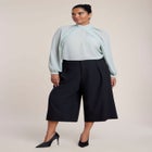Draped Sleeve Chiffon Top image number 2
