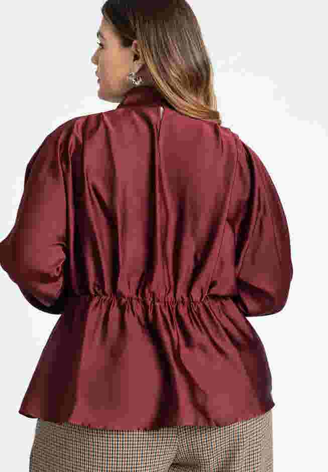 Dolman Sleeve Peplum Blouse image number 1