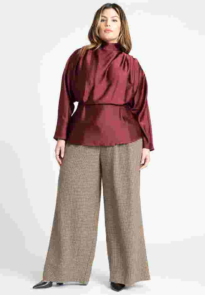 Dolman Sleeve Peplum Blouse image number 2
