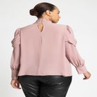 Blouse With Sleeve Drape image number null