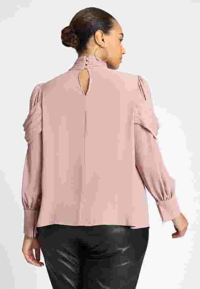 Blouse With Sleeve Drape image number 1