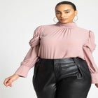 Blouse With Sleeve Drape image number null