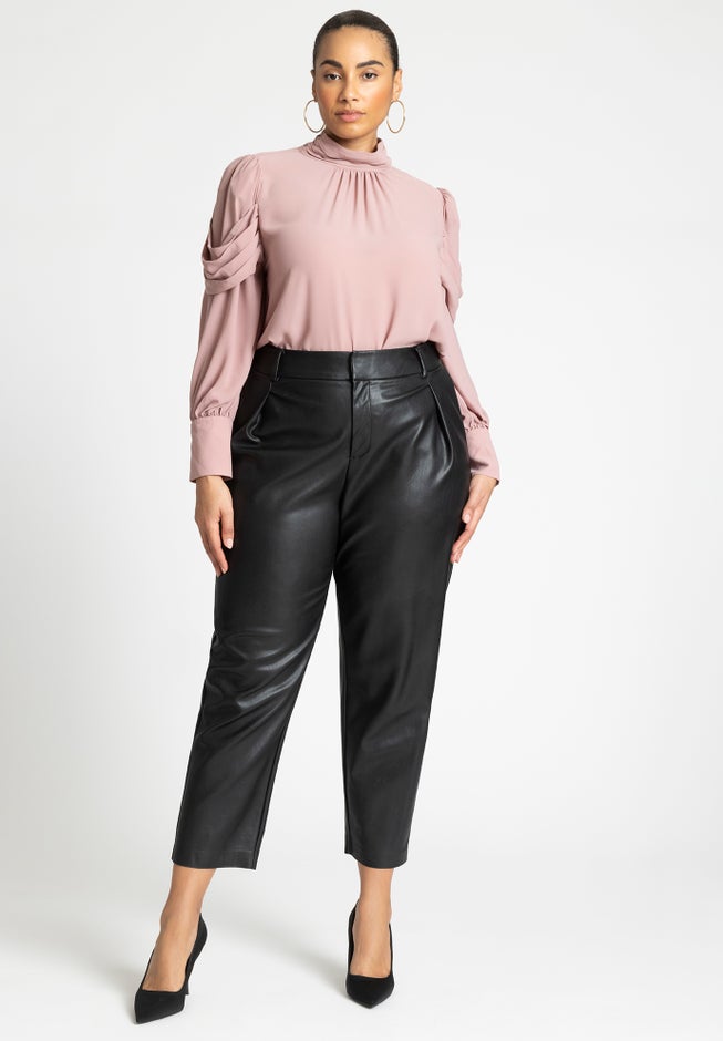Blouse With Sleeve Drape image number null