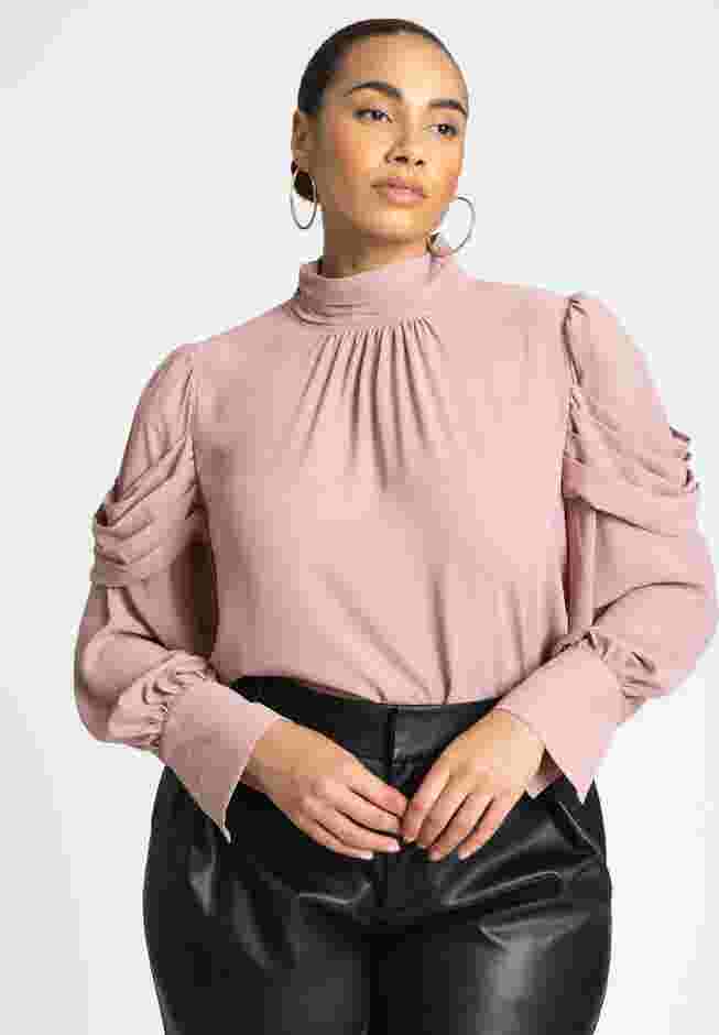 Blouse With Sleeve Drape image number 0