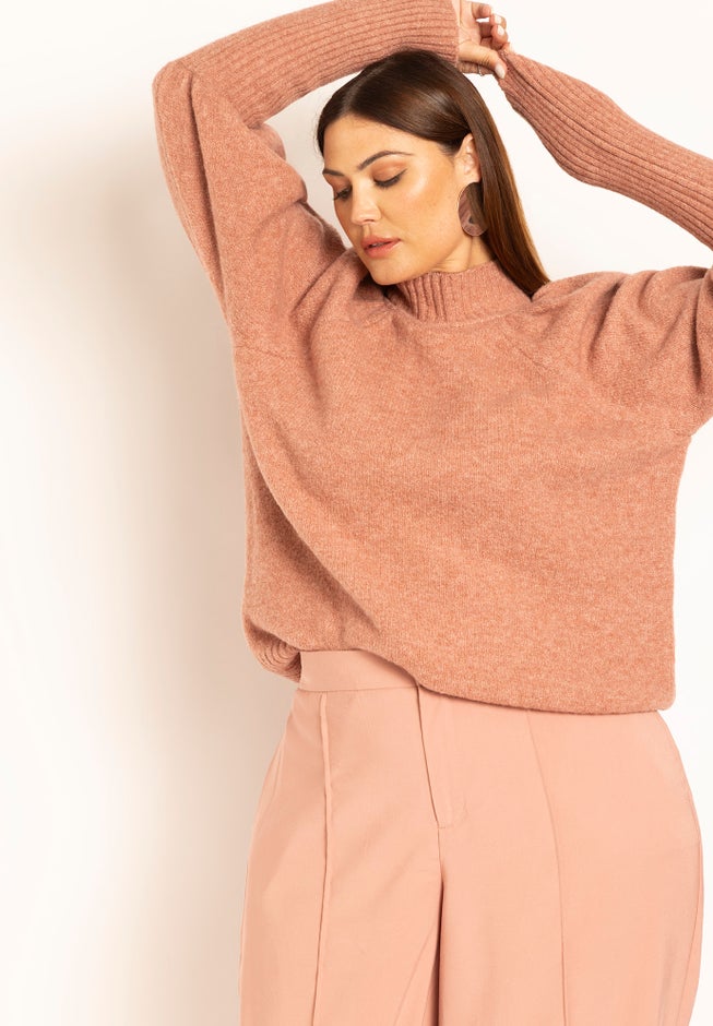 Raglan Puff Sleeve Sweater image number 1