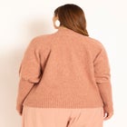 Raglan Puff Sleeve Sweater image number null