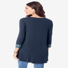 Criss Cross Ultra Drape Swing Tunic image number null