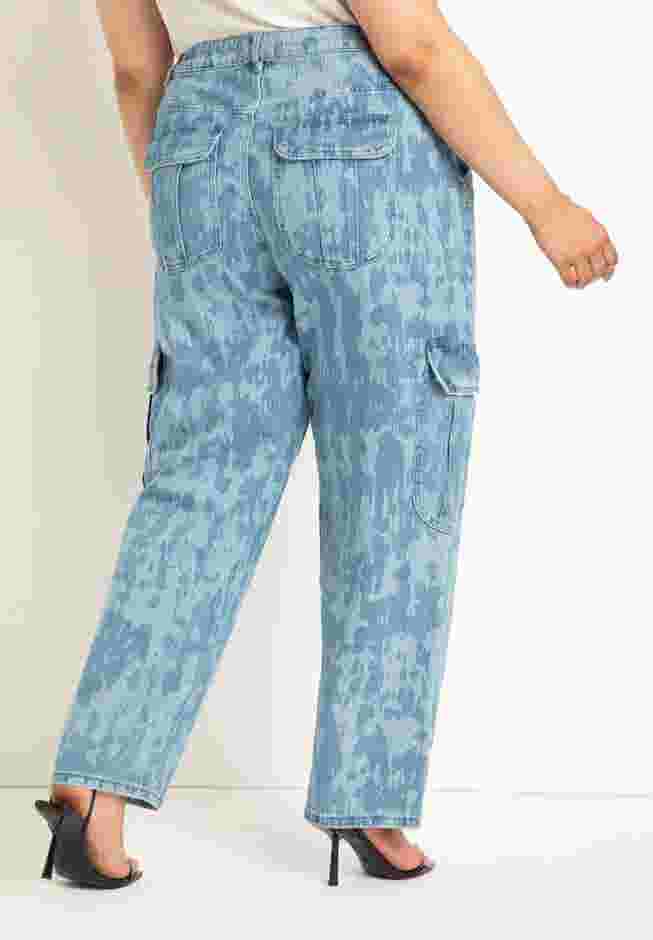 Printed Cargo Jean image number 1