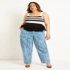 Printed Cargo Jean image number null