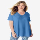 Eyelet Swing Tee image number null