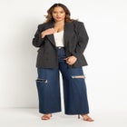 Distressed Wide Leg Jeans image number null