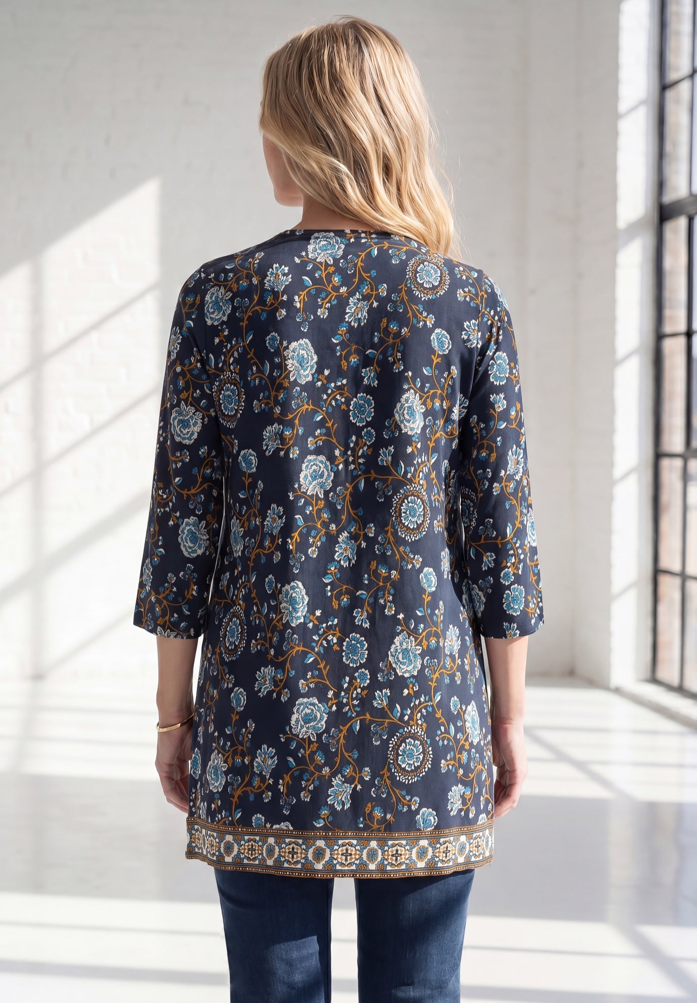 Henley Ultra Drape Tunic image number 1
