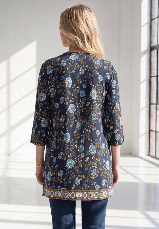 Henley Ultra Drape Tunic image number 1
