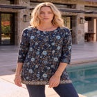 Henley Ultra Drape Tunic image number 0