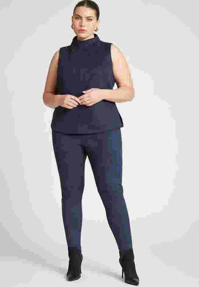 Barkwood x ELOQUII Faux Suede Leggings With Stirrups image number 0