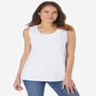 Beaded Tank Top image number null