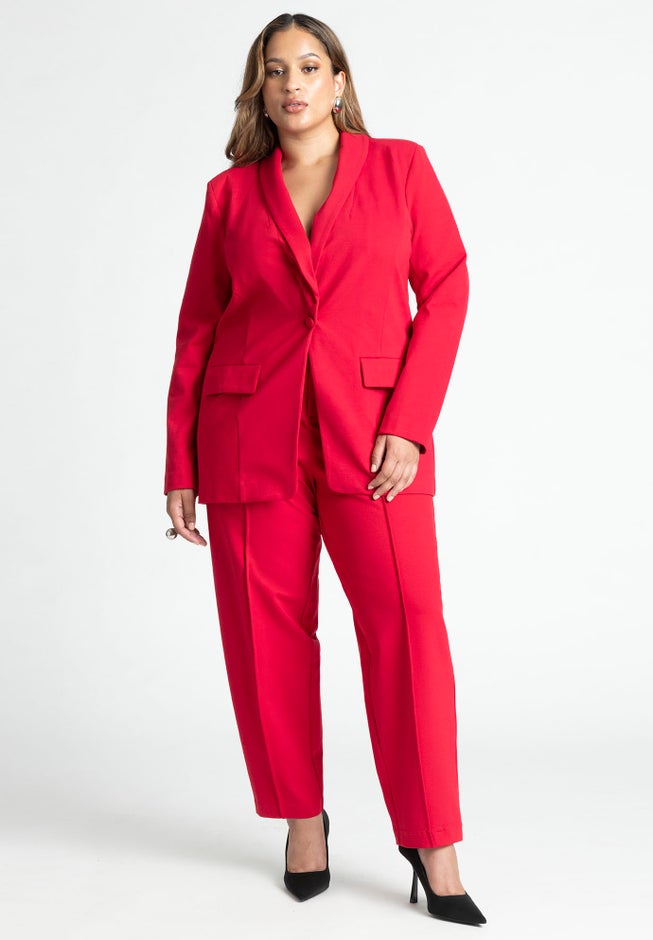 Pintuck Straight Leg Trouser image number null