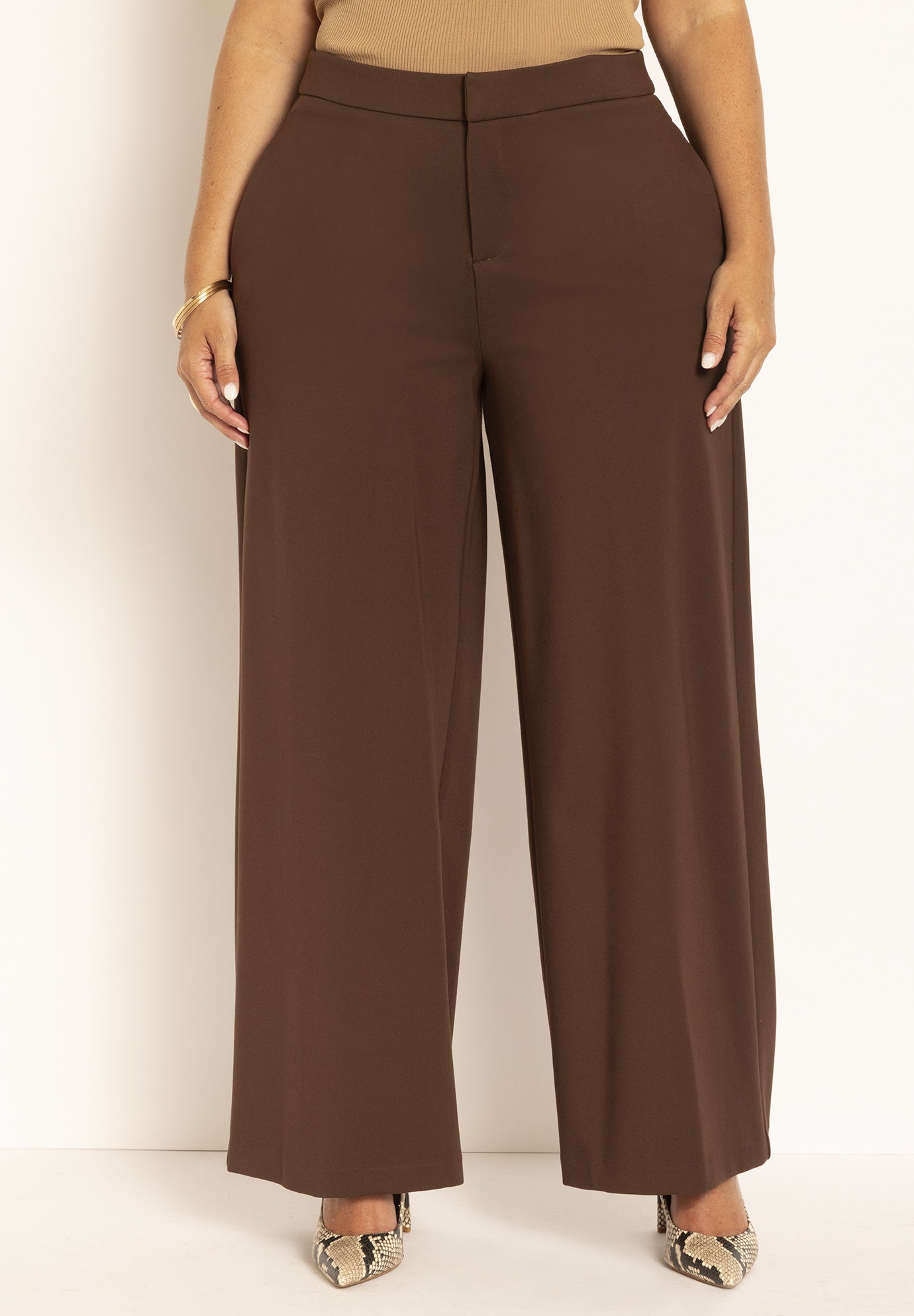 The Ultimate Stretch Wide Leg Work Pant image number 1