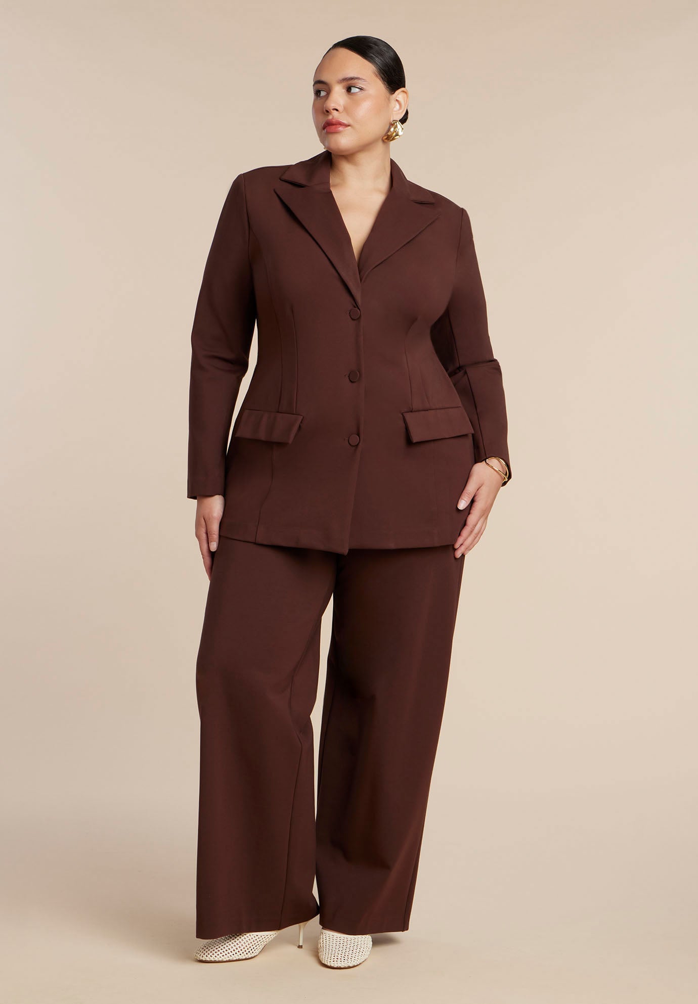 The Ultimate Stretch Wide Leg Work Pant image number 0
