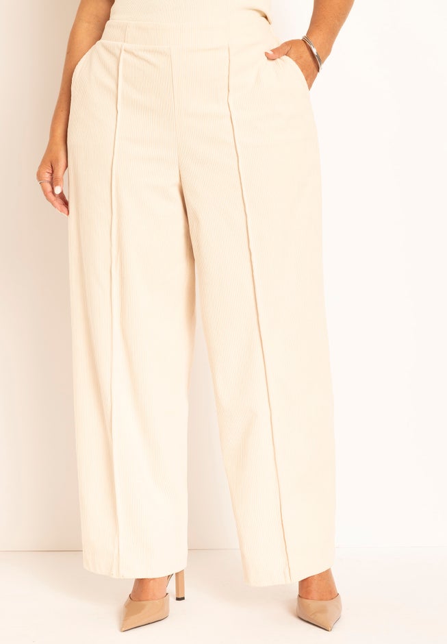 Wide Leg Corduroy Pant image number null