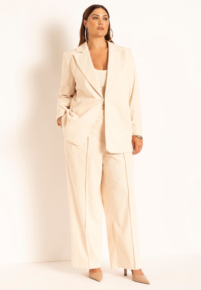 Wide Leg Corduroy Pant image number null