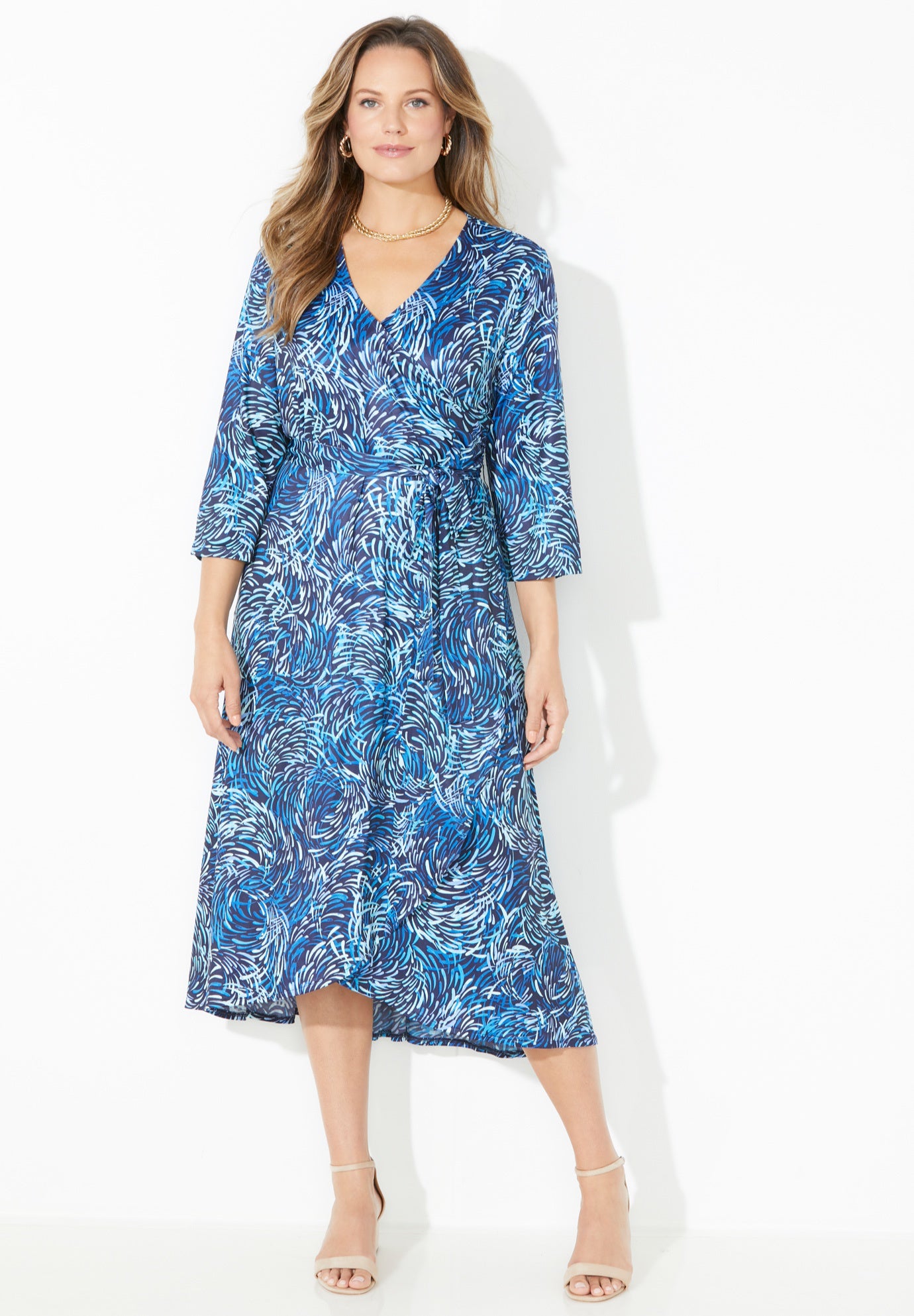 Easy Faux Wrap Dress image number 0