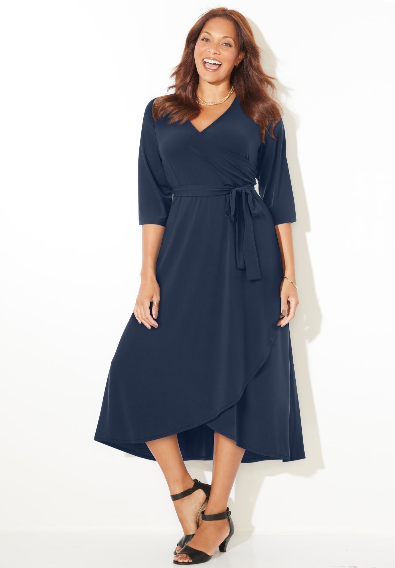Easy Faux Wrap Dress image number 0