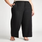 Button Detail Tweed Trouser image number null