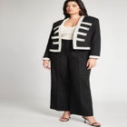 Button Detail Tweed Trouser image number null