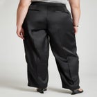 Satin Wide Leg Trouser image number null