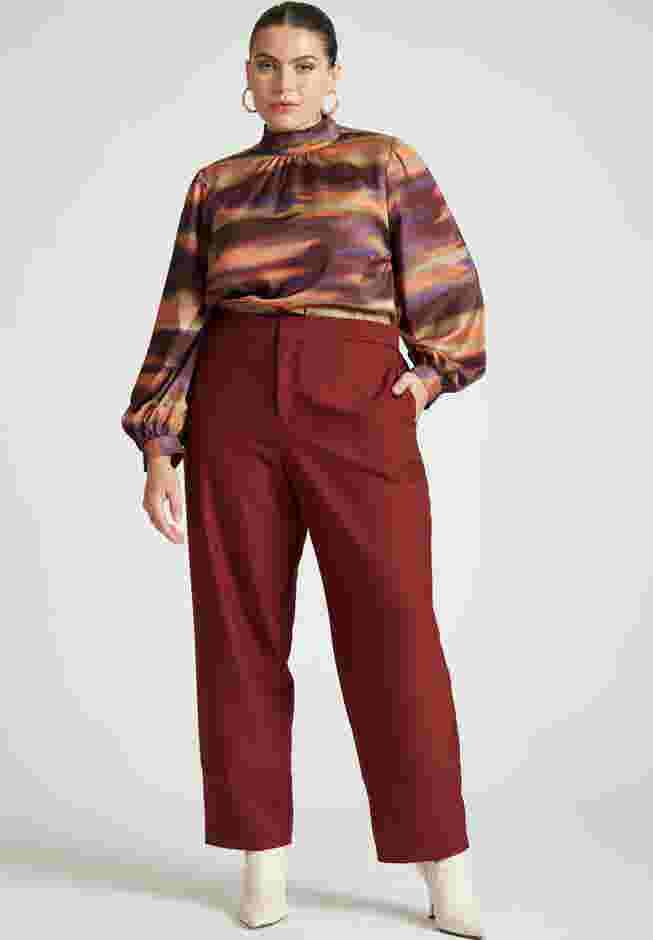 Straight Leg Cuffed Trouser image number 4