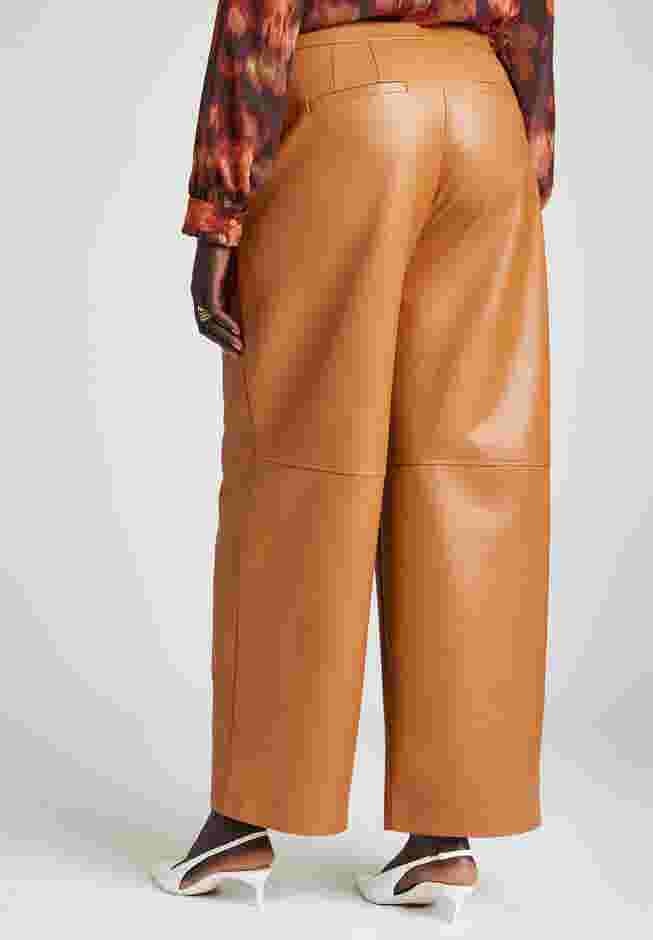 Faux Leather Wide Leg Pant image number 1