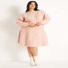 Flared Knit Mini Skirt image number null