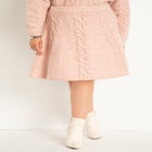 Flared Knit Mini Skirt image number null