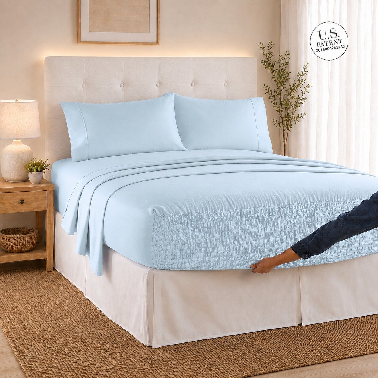 Bed Tite&trade; Easy-Care Microfiber Sheet Set image number 4