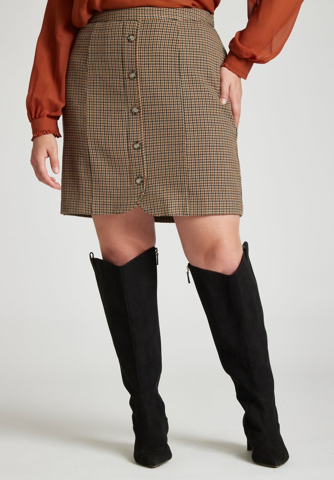 Button Up Mini Skirt image number 2