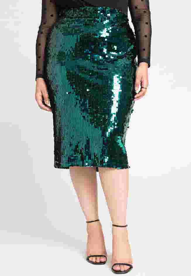 Sequin Pencil Skirt image number 0