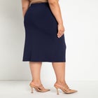 Tie Waist Midi Skirt image number null
