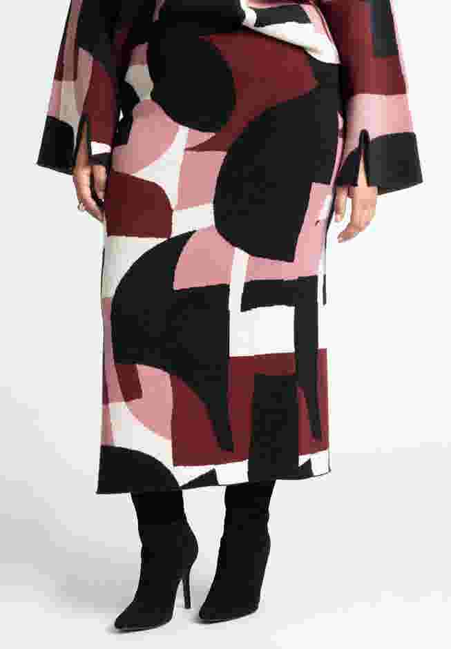 Intarsia Sweater Skirt image number 3