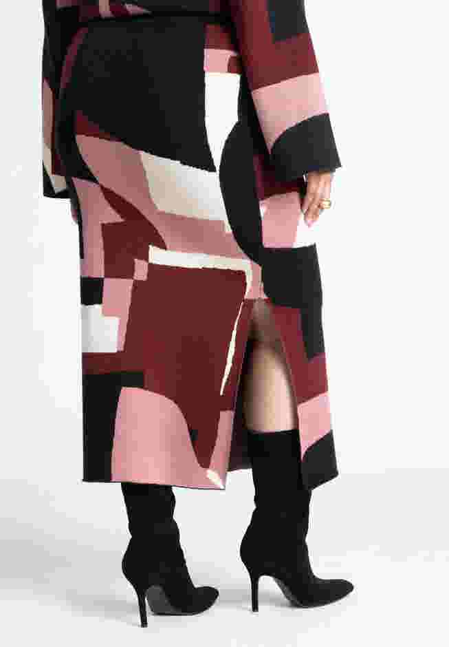 Intarsia Sweater Skirt image number 4